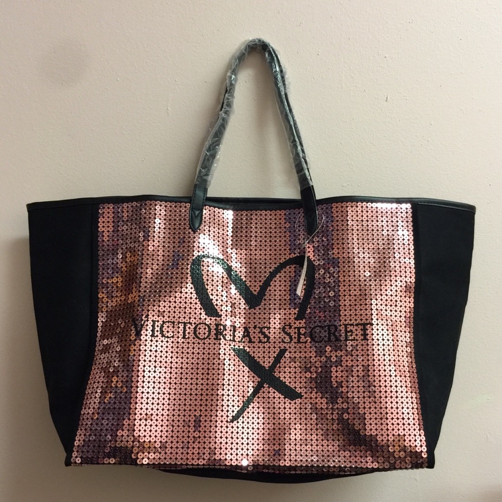Victoria’s secret showstopper sequined travel tote